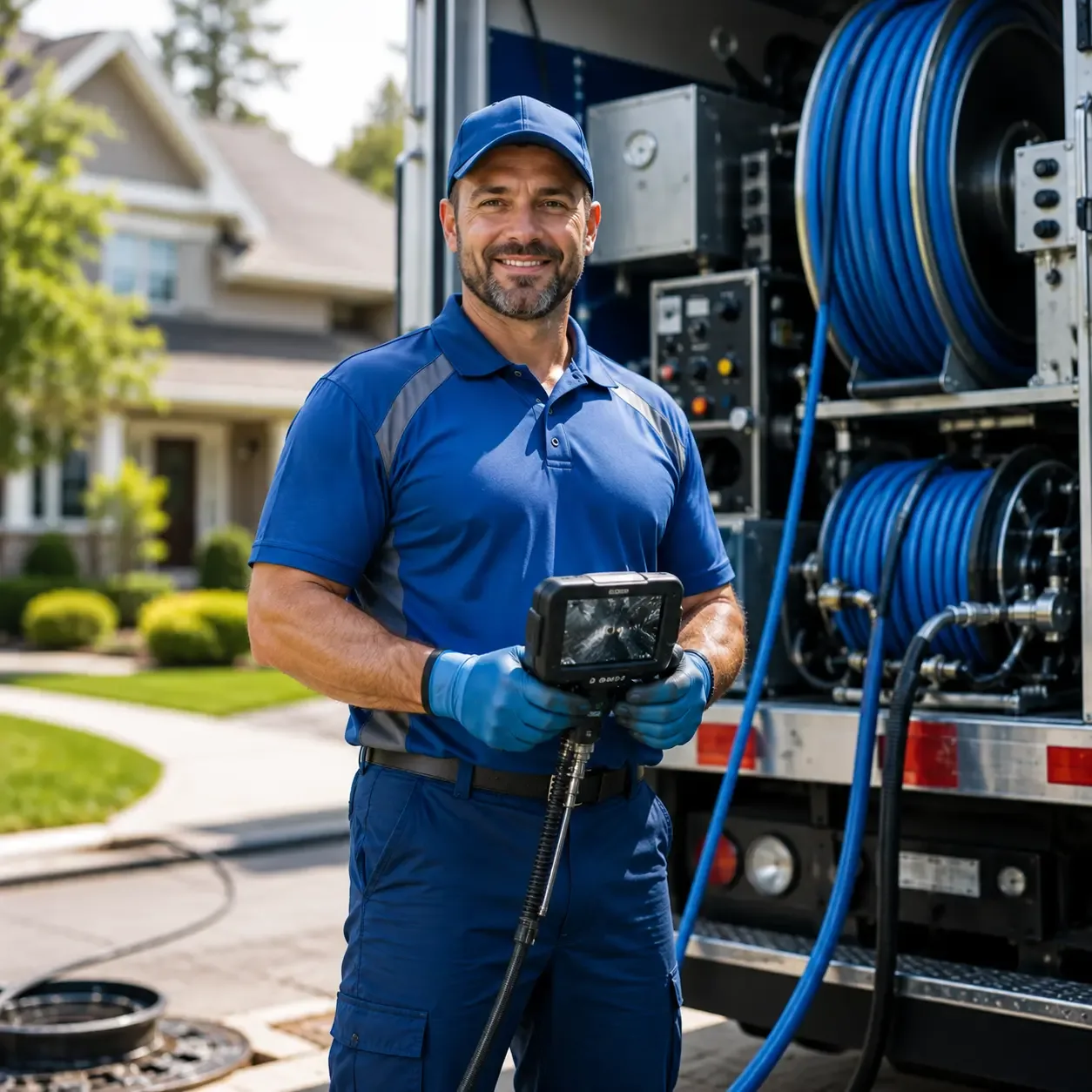 Local outdoor drain cleaning specialists in Farmland, IN
